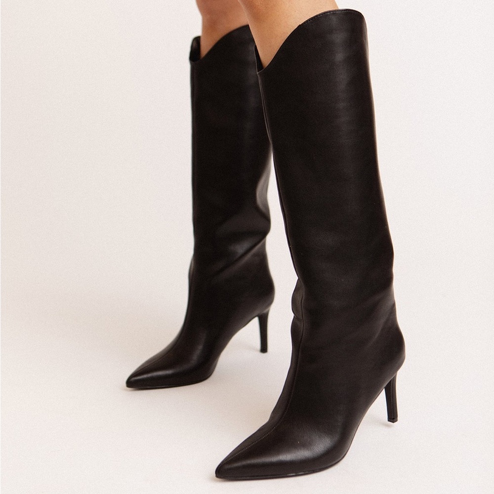Black Knee High Boots by Chinese Laundry